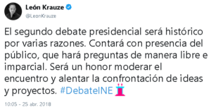 Debate presidencial 2018