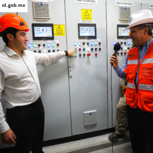 Samuel García enciende segunda bomba del Acueducto Cuchillo II