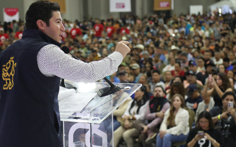 Samuel García anuncia su candidatura a la Presidencia de México