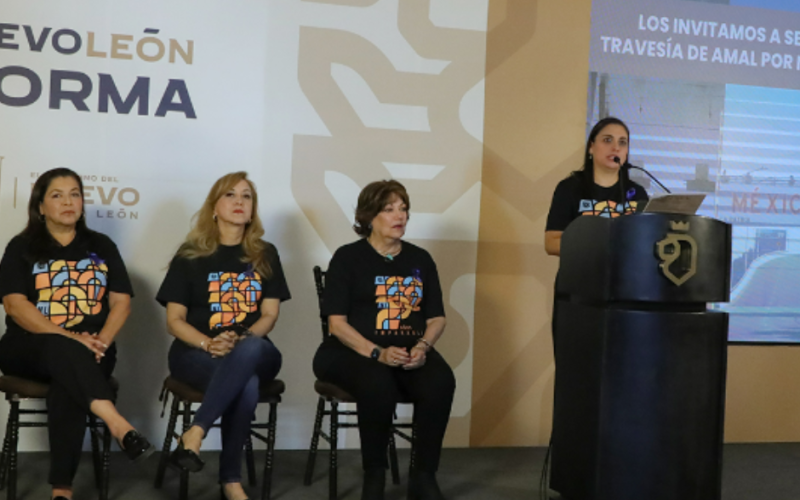 Amal, el símbolo de la infancia refugiada, llega a Nuevo León