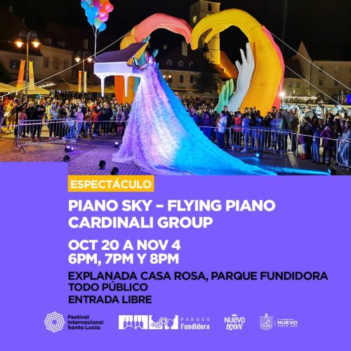 “Flying Piano” llega a Monterrey