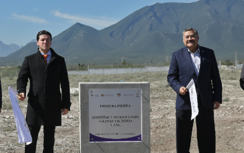 Gobernador de Nuevo León anuncia hospital en Salinas