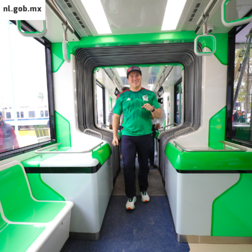 Presentación de los nuevos vagones para la Línea 5 del Metro