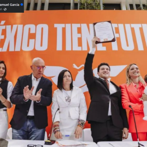 Samuel García anuncia candidatura presidencial