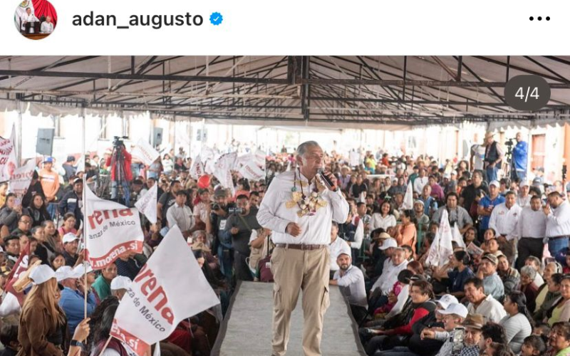 Adán Augusto López regresa a Nuevo León como parte de su gira nacional