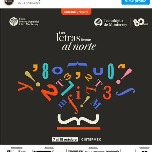 ¡La Feria Internacional del Libro de Monterrey está de regreso!