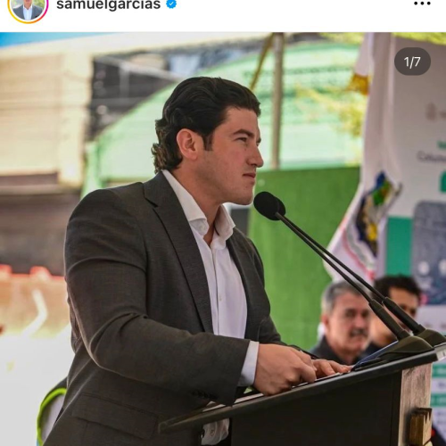 Samuel García anuncia informe semanal de Obras Emblema