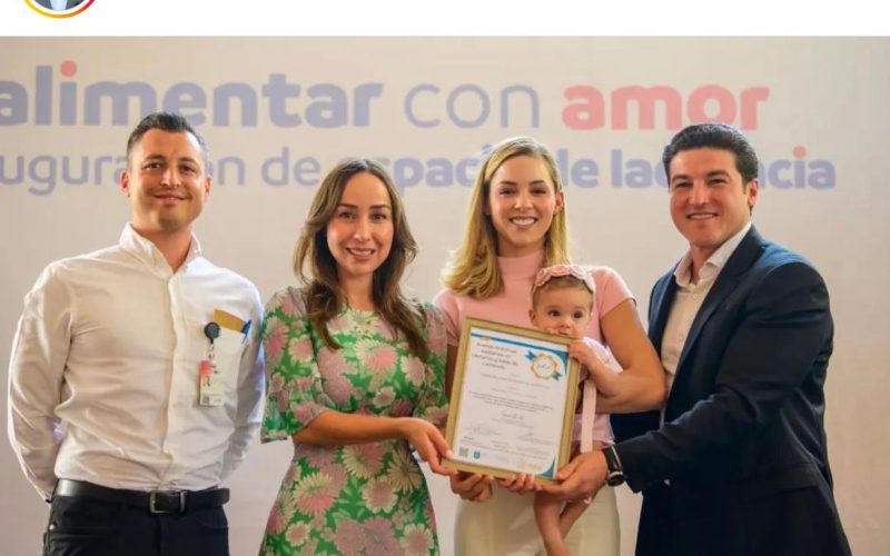 Inauguran lactario público en el Palacio Municipal de Monterrey