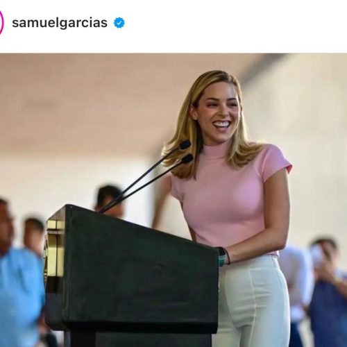 Mariana Rodríguez rumbo al Senado: Samuel García la invita a participar