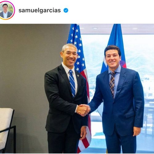 Samuel García se reúne con alcalde de San Antonio, Texas