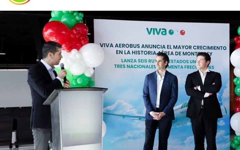 Viva Aerobus anuncia expansión con más vuelos y rutas para 2024