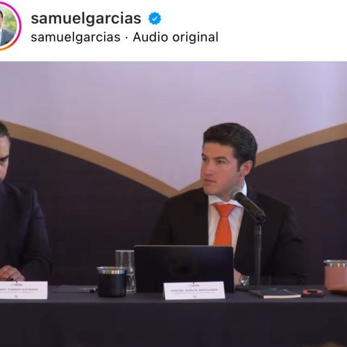 Samuel García llama a pacto social para llegar a la gobernabilidad