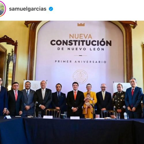 Celebran primer aniversario de la nueva Constitución