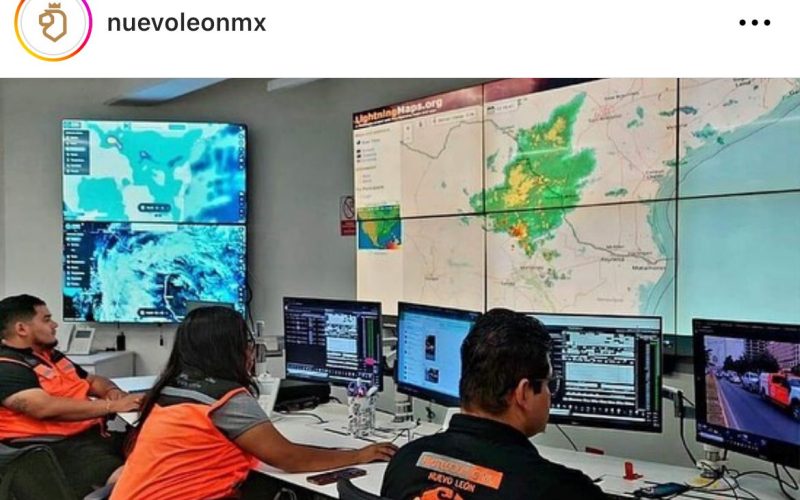 Lluvias torrenciales en Nuevo León alivian la sequía