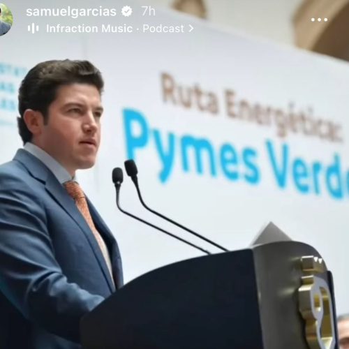 Samuel García busca alcanzar el 40% de energías renovables