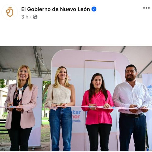 Mariana Rodríguez promueve salas de lactancia en General Terán