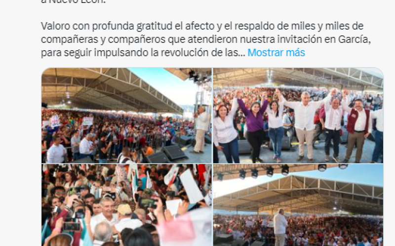 Adán Augusto López de Morena visita Nuevo León