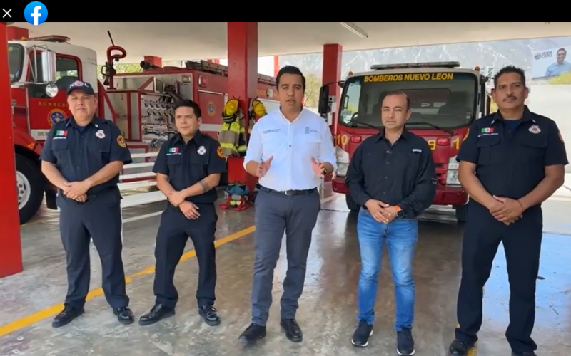 Bomberos de Nuevo León reanuda operaciones en Estación No. 4 de Santa Catarina