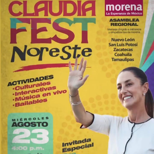 Claudia Sheinbaum concluirá gira nacional en Nuevo León