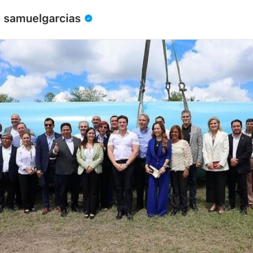 Nuevo León celebra construcción récord del Acueducto Cuchillo II