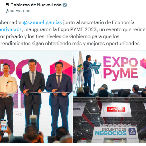 Samuel García busca duplicar récords económicos de Nuevo León