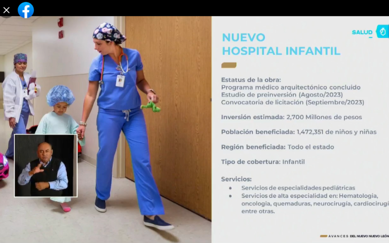 Nuevo Hospital Infantil en Nuevo León: Un impulso a la salud pediátrica