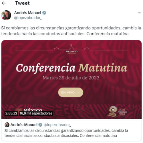 Presidente López Obrador supervisará obras hidráulicas en Nuevo León