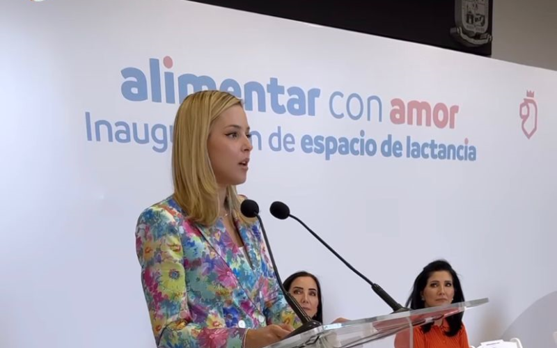 Mariana Rodríguez inaugura primer lactario en Allende