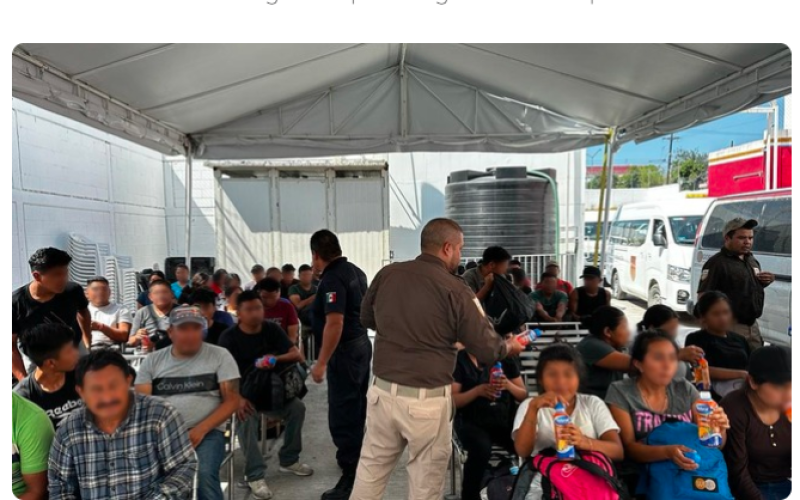 Rescatan a 64 migrantes en Nuevo León