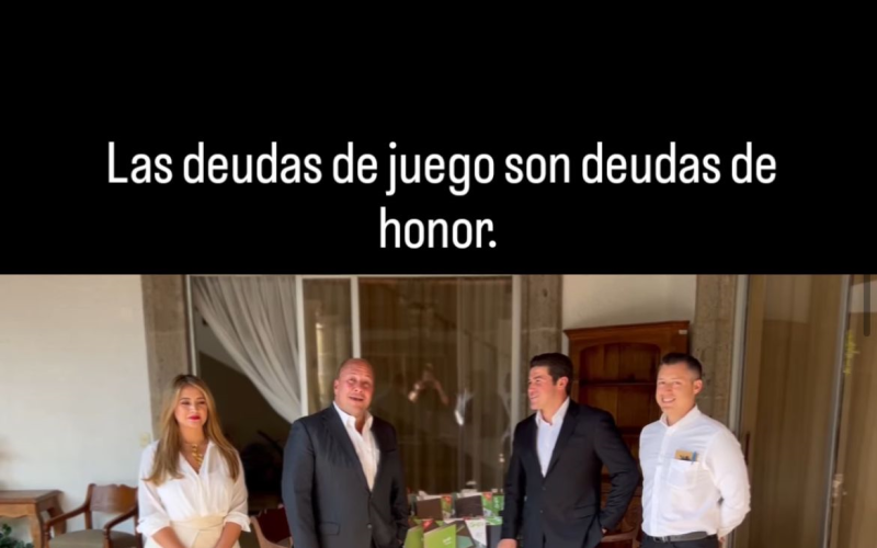 Enrique Alfaro paga apuesta a Samuel García tras la final Chivas vs Tigres