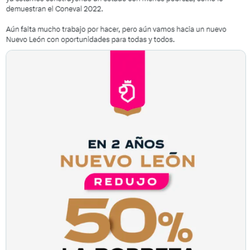 Más de un millón de personas beneficiadas por la política social de Nuevo León