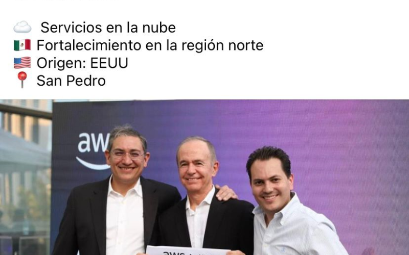 San Pedro Garza García da la bienvenida a Globant y Amazon Web Services