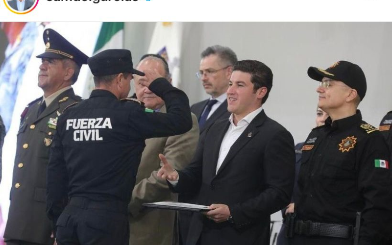Reconocimientos y ascensos para la Fuerza Civil de Nuevo León