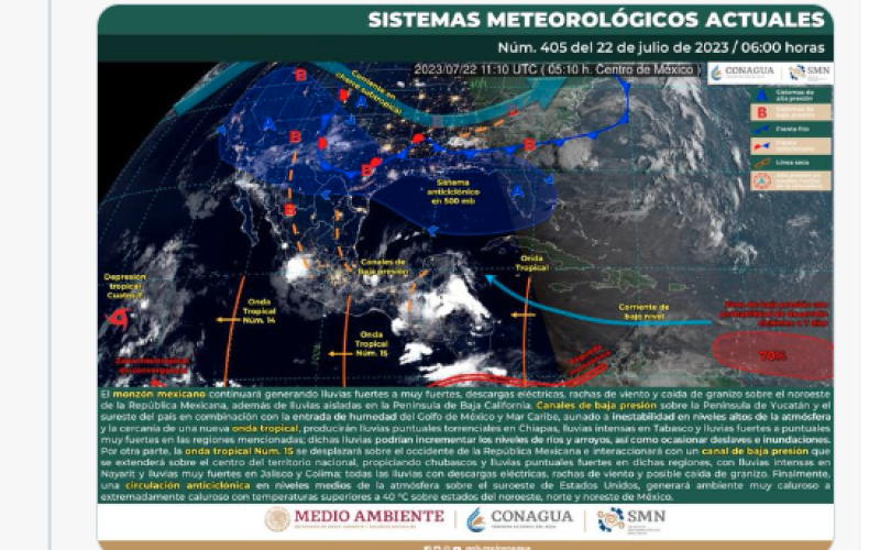 Samuel García advierte sobre posibles lluvias fuertes y sugiere limpiar el río Santa Catarina