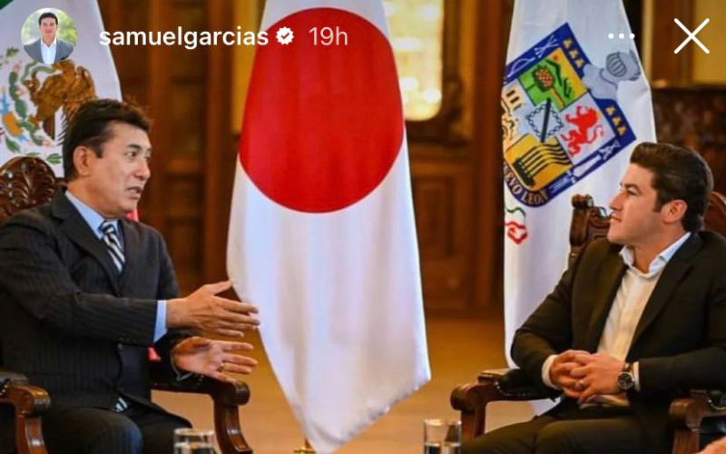Samuel García anuncia gira a China y Japón para atraer inversiones