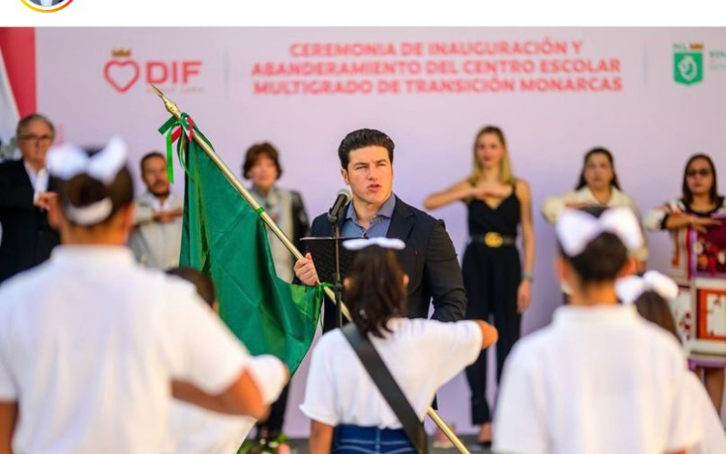 Inauguran Centro Escolar Multigrado de Transición Monarcas en Nuevo León