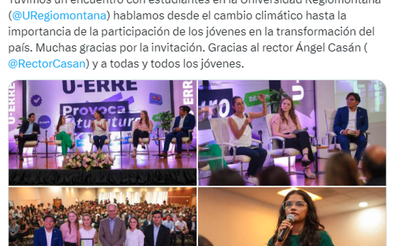 Claudia Sheinbaum destaca la importancia de la educación y la igualdad en Nuevo León