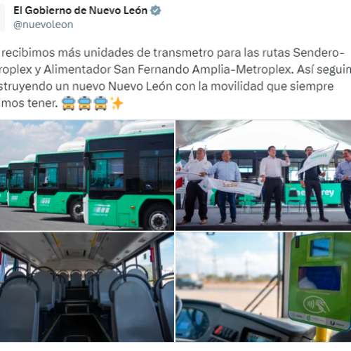 Nuevo León se prepara para la llegada de 2 mil nuevas unidades de transporte público